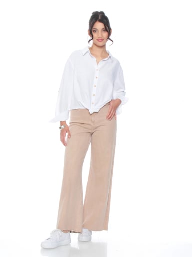 BLUSA MUJER WADOS MANGA LARGA ABOTONADA ELEGANTE - 1