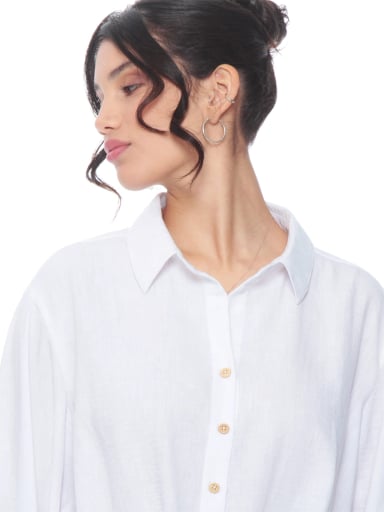 BLUSA MUJER WADOS MANGA LARGA ABOTONADA ELEGANTE - 5
