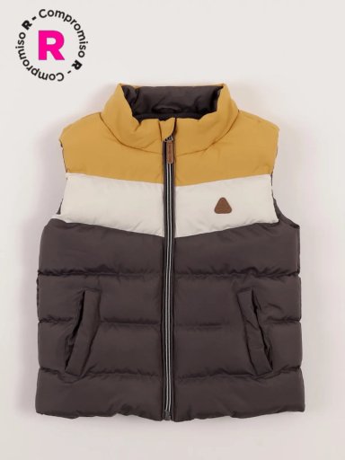 PARKA SIN MANGAS NIÑO BABY HARVEST BLOQUES - 1