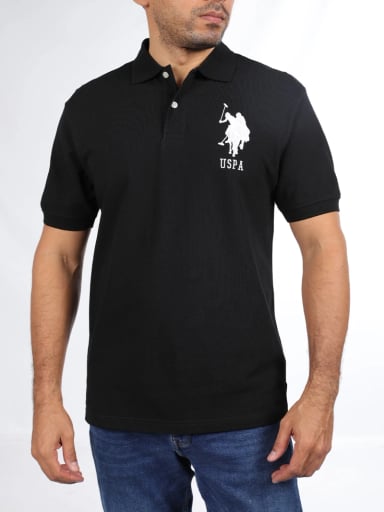 POLERA HOMBRE US POLO ASSN ALGODÓN MANGA CORTA PIQUE - 1