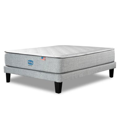 CAMA EUROPEA SIMMONS DREAMER 1.5PL PLATA - 1