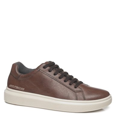ZAPATILLAS HOMBRE PEGADA CASUALES CAFÉ V26PEG05 CUERO - 1