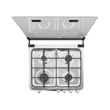 COCINA A GAS MIDEA MFO-MG24TCSSL 4 PLATOS PLATA - 9
