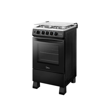 COCINA A GAS MIDEA MFO-MG20TCSSLBK 4 PLATOS NEGRO - 4