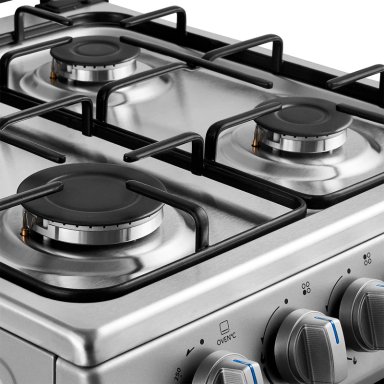 COCINA A GAS MIDEA MFO-MG20TCSSL 4 PLATOS PLATA - 8