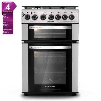 COCINA HIBRIDA SINDELEN 4 QUEMADORES CH-660DHIN - 1