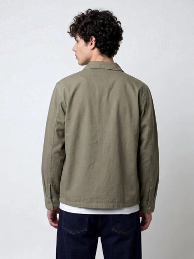 SOBRECAMISA HOMBRE INDEX ALGODÓN MANGA LARGA LAVADA - 2