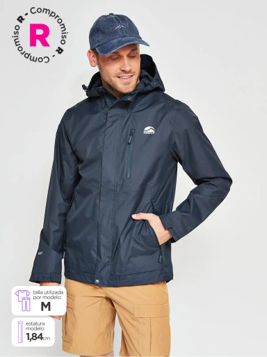 CHAQUETA CORTAVIENTO HOMBRE RESCUE BOHO - 1