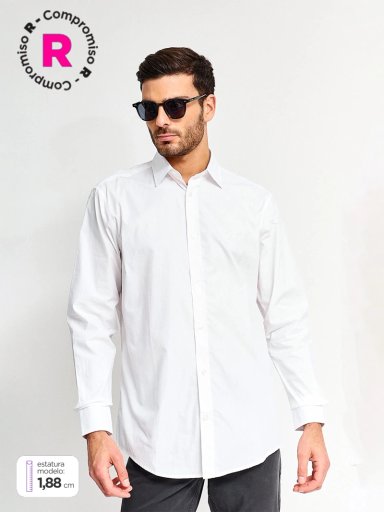 CAMISA HOMBRE KENNETH STEVENS ALGODÓN MANGA LARGA TEXTURA - 1