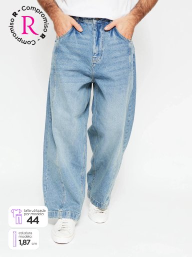 JEANS HOMBRE INDEX ALGODÓN BARREL - 1
