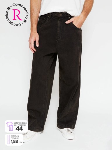 JEANS HOMBRE INDEX ALGODÓN BARREL - 1