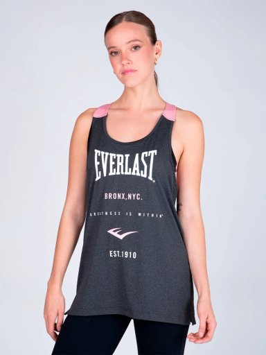 POLERA MUJER EVERLAST SIN MANGAS TANK SQUAD - 1