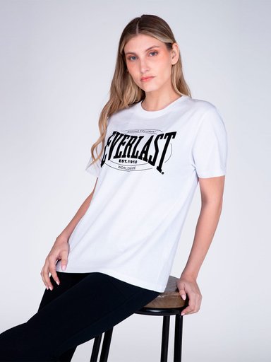 POLERA MANGA CORTA MUJER EVERLAST BOX - 5