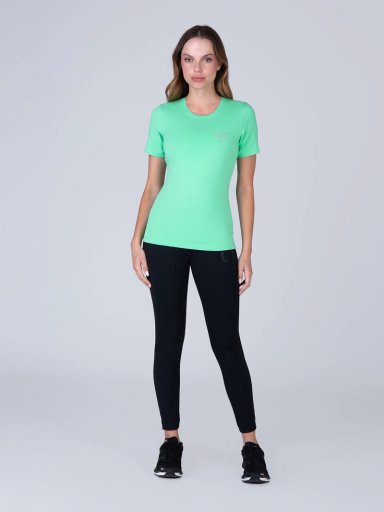 POLERA DEPORTIVA MANGA CORTA MUJER EVERLAST DRAF - 2