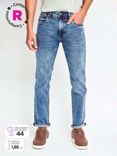 JEANS HOMBRE BARBADOS ALGODÓN BÁSICO REGULAR - 1