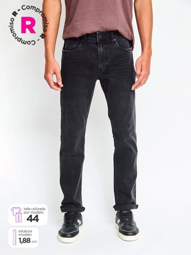 JEANS HOMBRE BARBADOS ALGODÓN BÁSICO REGULAR - 1