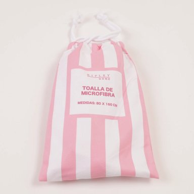 BOLSO TOALLA RIPLEY HOME MICRO FIBRA ROSA - 4