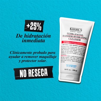 LIMPIADOR FACIAL KIEHL'S ULTRA FACIAL BARRIER HYDRATING CLEANSER 150 ML - 4