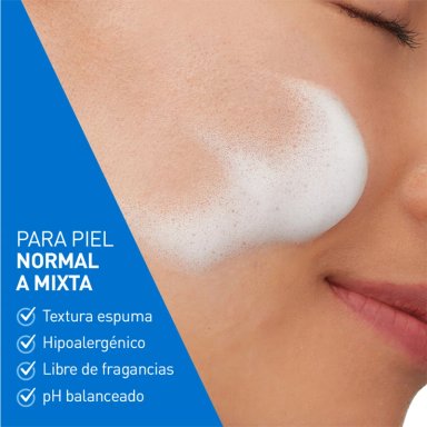 LIMPIADOR FACIAL CERAVE AIR FOAM REEQUILIBRANTE 148 ML - 2