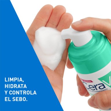 LIMPIADOR FACIAL CERAVE AIR FOAM REEQUILIBRANTE 148 ML - 3