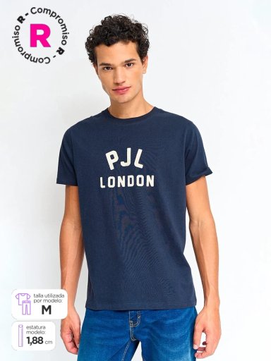 POLERA HOMBRE PEPE JEANS ALGODÓN MANGA CORTA ESTAMPADO - 1