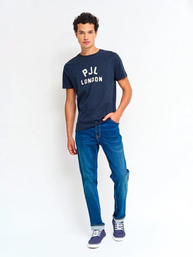 POLERA HOMBRE PEPE JEANS ALGODÓN MANGA CORTA ESTAMPADO - 4