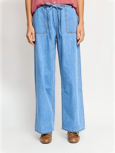 JEANS MUJER REGATTA ALGODÓN WIDE LEG FLUIDO - 2