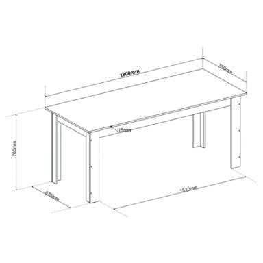 JUEGO DE COMEDOR ALTAVISION PORTO 8S MIEL - 4