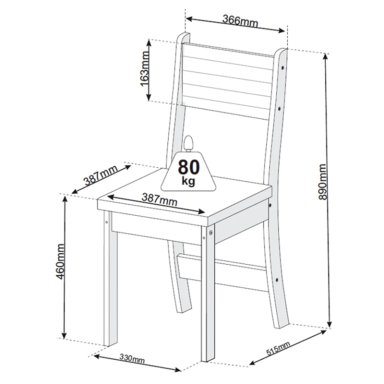 JUEGO DE COMEDOR ALTAVISION VIOLET 6S BLANCO - 5