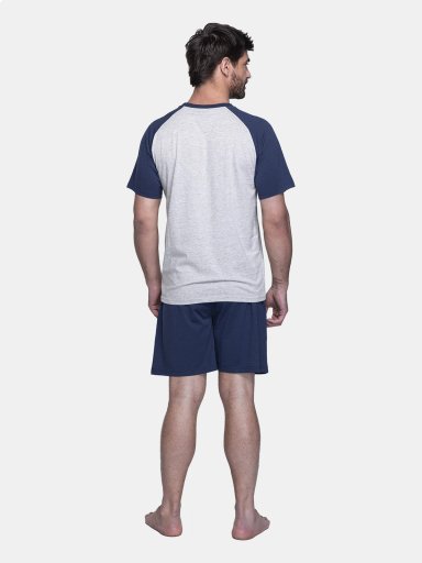 PIJAMA HOMBRE TOP ALGODÓN CORTO - 3