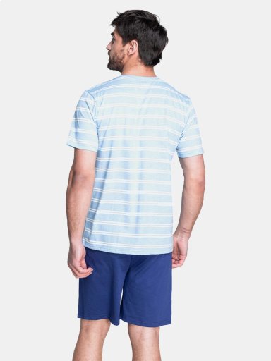 PIJAMA HOMBRE TOP ALGODÓN CORTO - 2