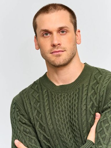 SWEATER HOMBRE KENNETH STEVENS ALGODÓN CUELLO REDONDO - 3