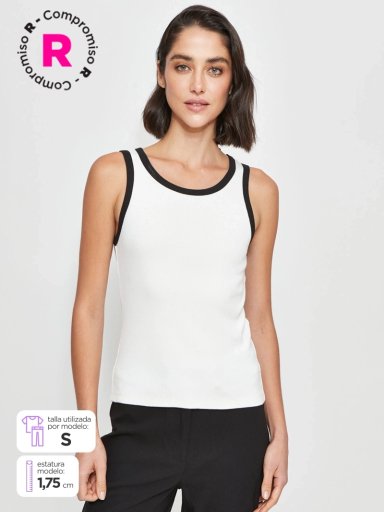 POLERA MUJER MARQUIS ALGODÓN SIN MANGAS - 1