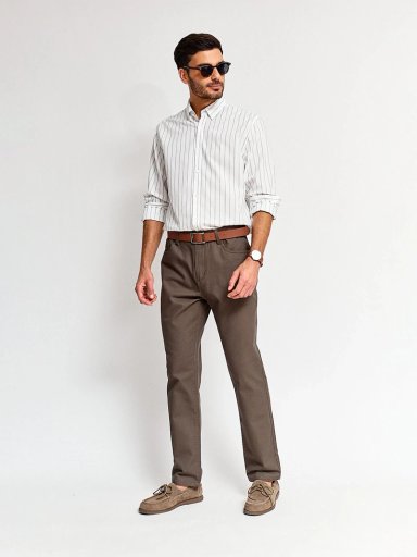 CAMISA HOMBRE REGATTA ALGODÓN MANGA LARGA - 4