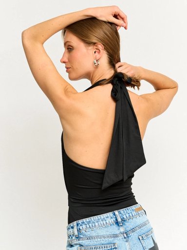 BODY MUJER INDEX HALTER ARGOLLA DRAPEADO - 2