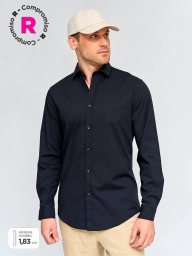 CAMISA HOMBRE MARQUIS ALGODÓN MANGA LARGA - 1