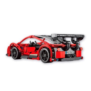 AUTO CARRERAS ROJO BLOQUES TRU - 2