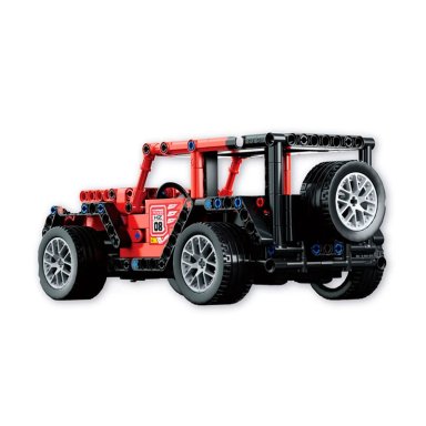 AUTO RC 4X4 ROJO BLOQUES - 2