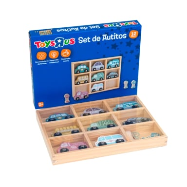 SET AUTOS DE MADERA TRU - 2