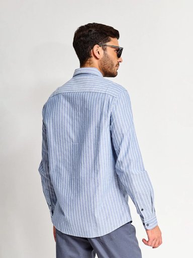CAMISA HOMBRE REGATTA ALGODÓN MANGA LARGA - 2