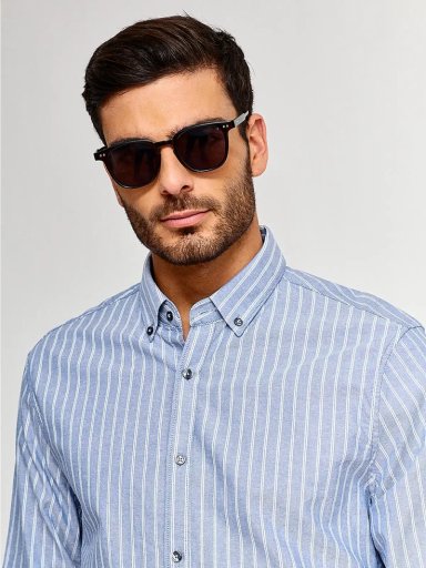 CAMISA HOMBRE REGATTA ALGODÓN MANGA LARGA - 3