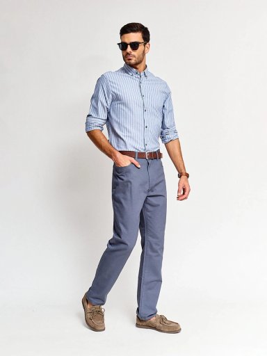 CAMISA HOMBRE REGATTA ALGODÓN MANGA LARGA - 4