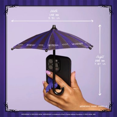 ACCESORIO PARA CELULAR NYX WEDNESDAY PARAGUAS - 4