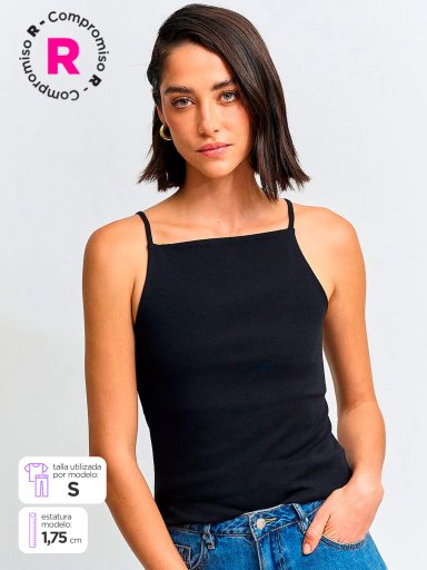 POLERA MUJER MARQUIS ALGODÓN HALTER - 1