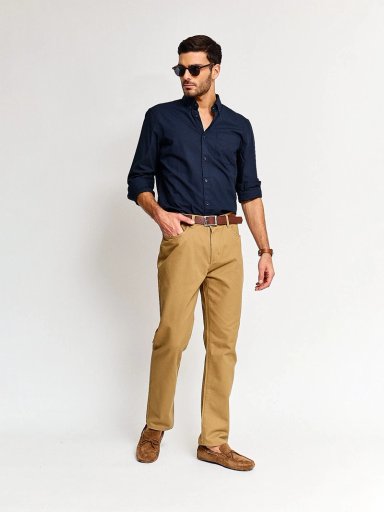 CAMISA HOMBRE REGATTA ALGODÓN MANGA LARGA - 4