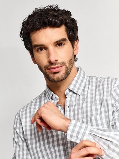 CAMISA HOMBRE REGATTA ALGODÓN MANGA LARGA - 3