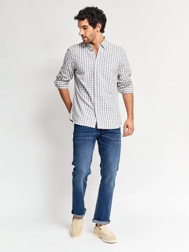 CAMISA HOMBRE REGATTA ALGODÓN MANGA LARGA - 4
