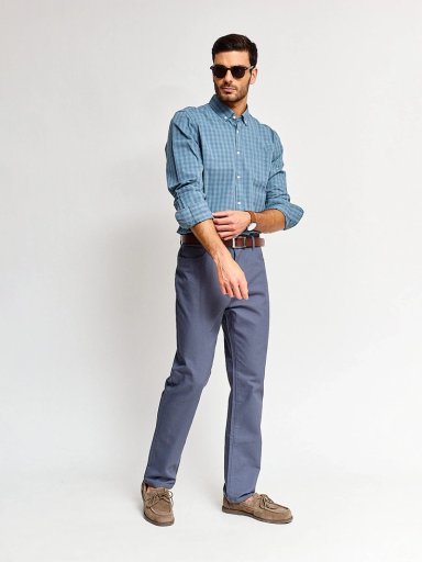CAMISA HOMBRE REGATTA ALGODÓN MANGA LARGA - 4
