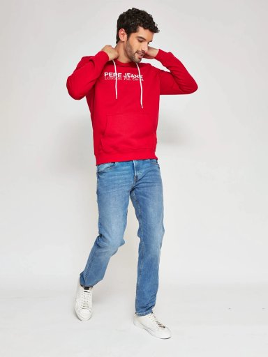 POLERÓN HOMBRE PEPE JEANS ALGODÓN HOODIE CAPUCHA - 4