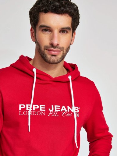 POLERÓN HOMBRE PEPE JEANS ALGODÓN HOODIE CAPUCHA - 3